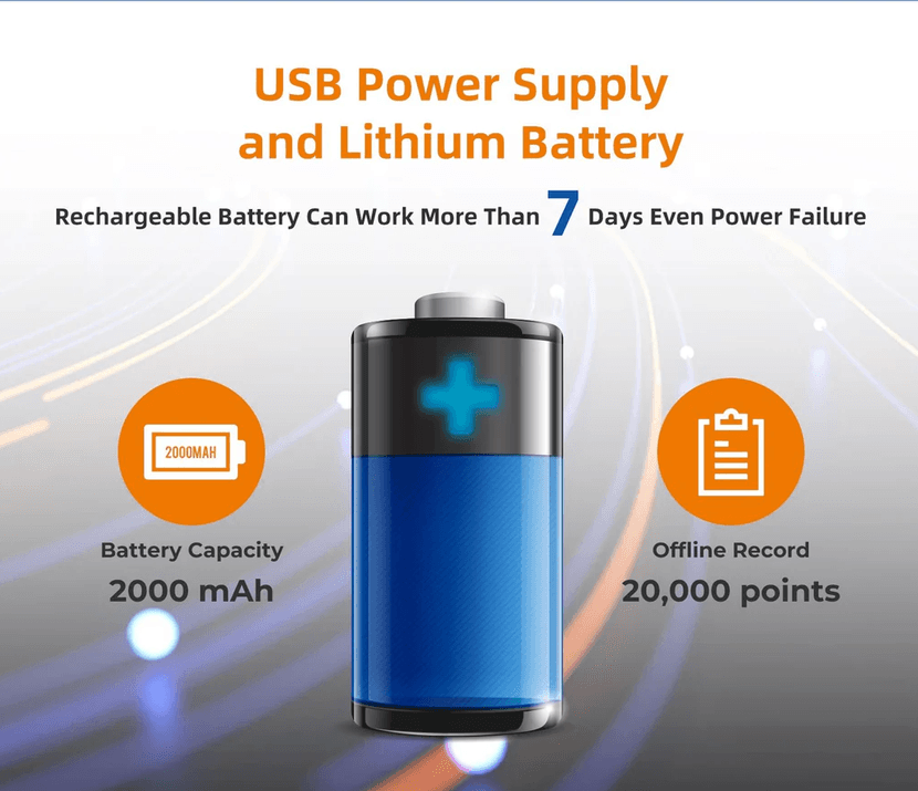 Elitech RCW-800W-TDE Battery Backup Elitech RCW-800W-TDE USB power supply lithium battery backup and offline record capacity