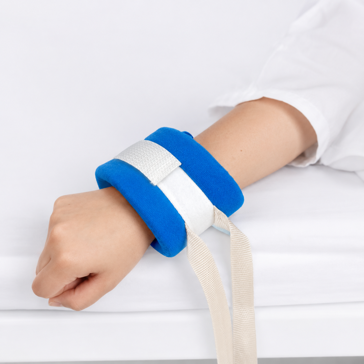 padded wrist restraint with straps padded-wrist-restraint-with-straps