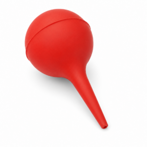 Rubber bulb syringe for healthcare and general care use